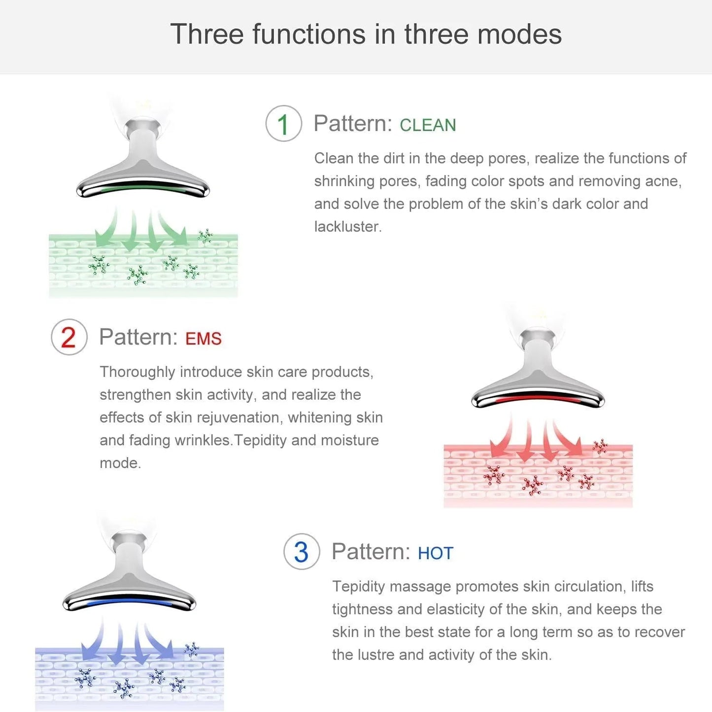 7 Color V Face Massager
